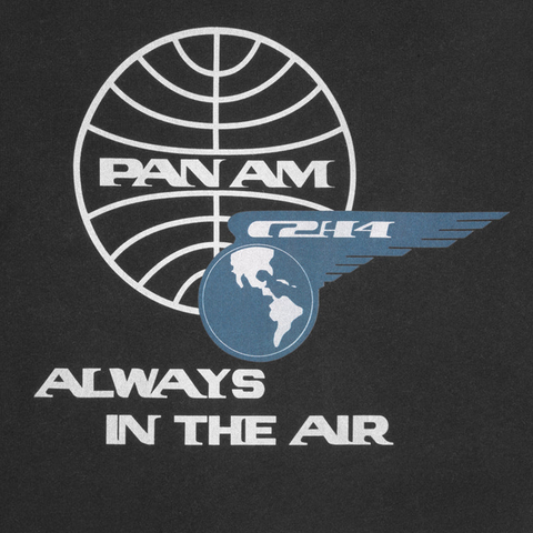 C2H4 Pan Am x C2H4 Logo Tee - 'Black'