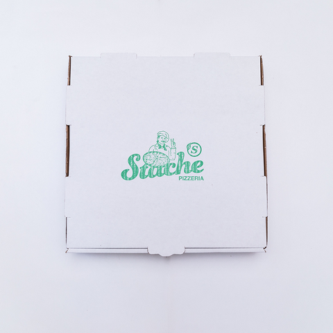 Stache Pizzeria Order Slip Tee - 'White'