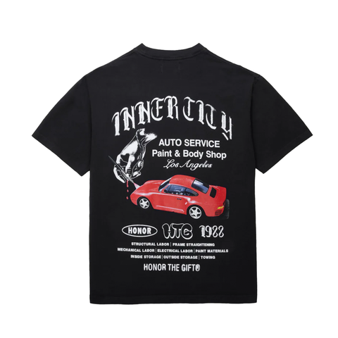 Honor The Gift Inner City Auto Service Tee - 'Black'