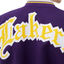 Jeff Hamilton NBA Lakers Wool & Leather Jacket - 'Purple/White'