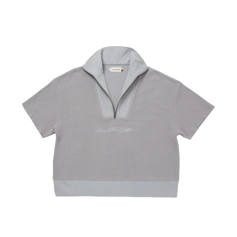 WMNS Honor The Gift French Terry Half Zip Top - 'Stone'