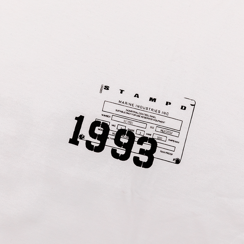 Stampd 1993 Relaxed Tee - 'White'
