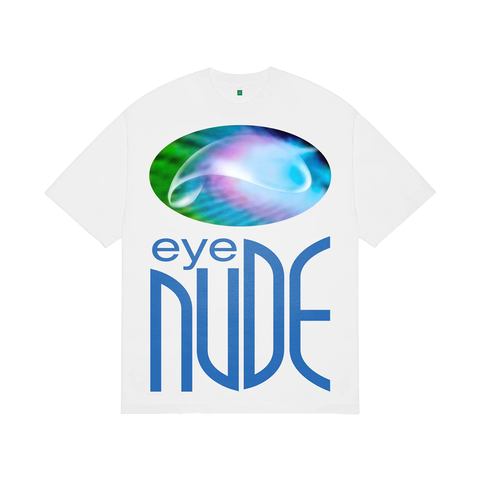 b.Eautiful Eye Nude Tee - 'White'