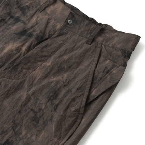 IISE Pleat Tech Pant - 'Dyed Brown'