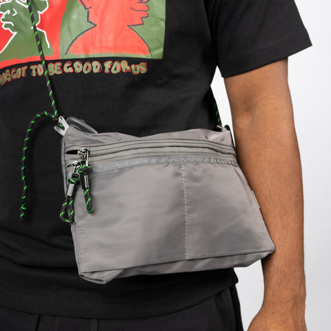 Sacoche Shoulder Bag - Grey/Black
