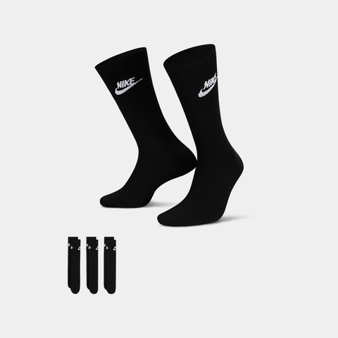 Nike Sportswear Everyday Essential Sock - 'Black/White' (3 Pair)