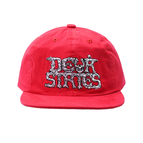 Deva'states Bones Snapback Hat - 'Red'