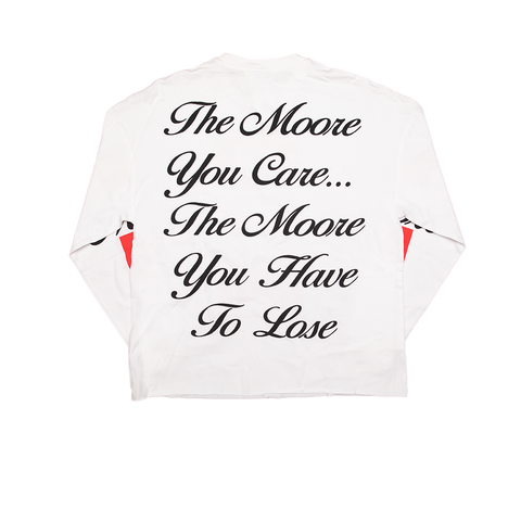 TMCB Moore L/S Tee - 'White/Red'