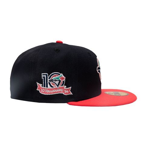New Era 5950 Toronto Blue Jays Fitted Hat - 'Navy/Crimson'