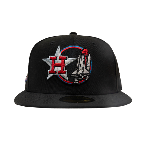 New Era 5950 Houston Astros Fitted Hat - 'Black/Apollo'