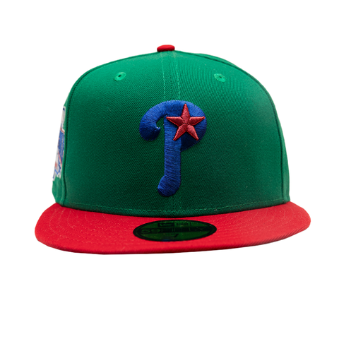 New Era 5950 Philadelphia Phillies Fitted Hat - 'Green/Red'