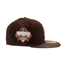 New Era 5950 Los Angeles Dodgers Fitted Hat - 'Burnt Walnut'