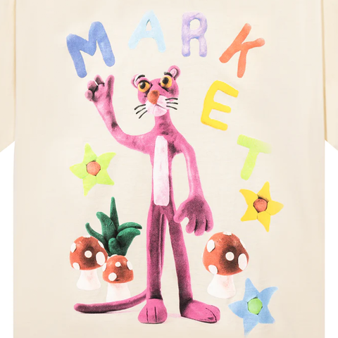 Market Pink Panther Nostalgia Tee - 'Ecru'