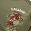 Maharishi Tiger Embroidered Crew - 'Olive'