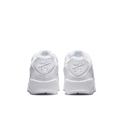GS Nike Air Max 90 Leather - 'White/White'