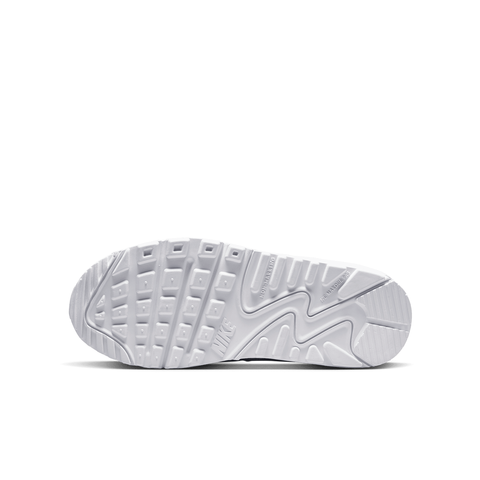 GS Nike Air Max 90 Leather - 'White/White'