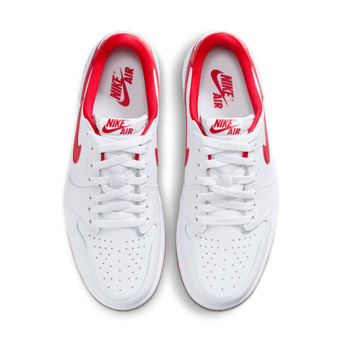 Air Jordan 1 Low OG - 'White/University Red'
