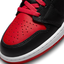 GS Air Jordan 1 Mid - 'Black/Fire Red'