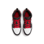 PS Air Jordan 1 Mid - 'White/Gym Red'