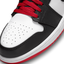 Air Jordan 1 Mid - 'White/Gym Red'