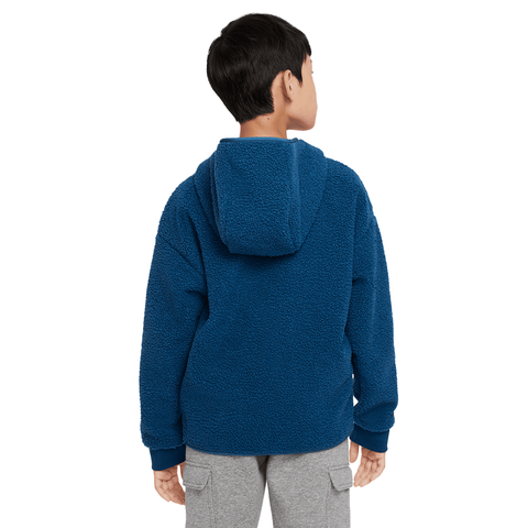 Kids Nike Club Zip Hoodie - 'Valerian Blue/Mint Foam'