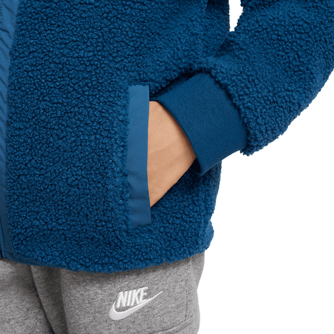 Kids Nike Club Zip Hoodie - 'Valerian Blue/Mint Foam' – Kicks Lounge