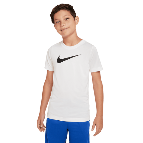 Kids Nike Dri-Fit Legend Tee - 'White/Black'