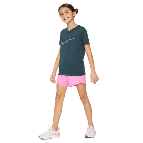 Kids Nike One Short - 'Playful Pink/White'