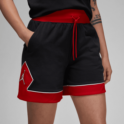WMNS Air Jordan Dri-Fit Park Short - 'Black/Gym Red'