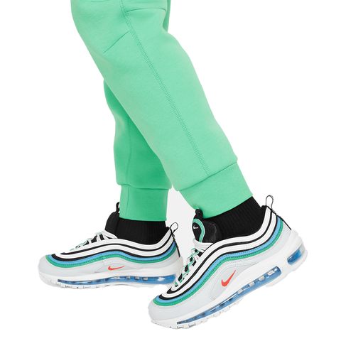 Kids Nike Tech Fleece Jogger - 'Spring Green/Black'