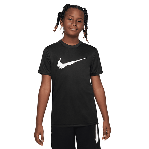 Kids Nike Trophy 23 Tee - 'Black/White'
