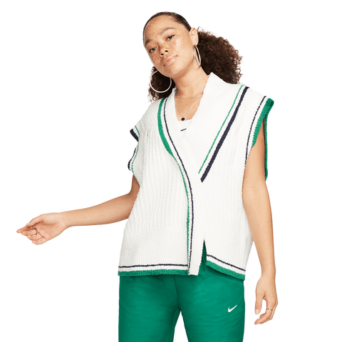 WMNS Nike Collection Sweater Vest - 'Sail/Obsidian'