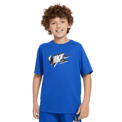 Kids Nike Tee - 'Game Royal/White'