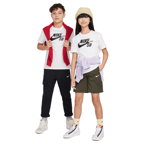 Kids Nike Tee - 'White'