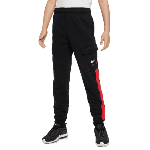 Kids Nike Air Jogger - 'Black/University Red'