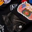 Jeff Hamilton NBA Collage Wool & Leather Jacket - 'Black'