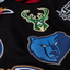 Jeff Hamilton NBA Collage Wool & Leather Jacket - 'Black'
