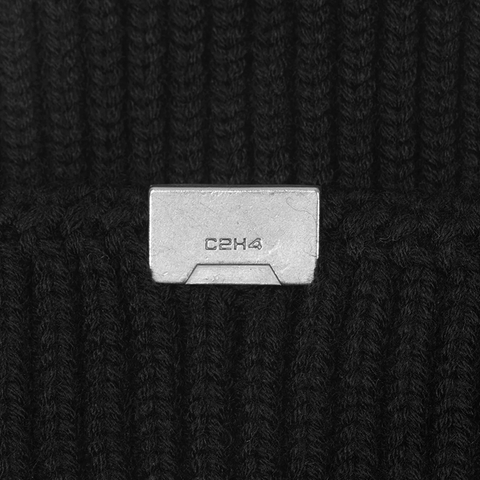 C2H4 Knitting Beanie - 'Black'