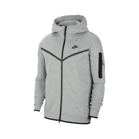 Nike Tech Zip Hoodie - 'Dark Grey Heather/Black'