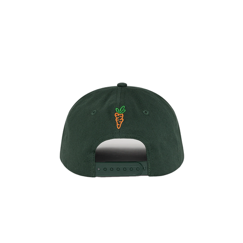 Carrots Emblem Snapback Hat - 'Forest Green'