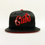 New Era 5950 Chicago Cubs Fitted Hat - 'Black Satin'