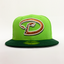 New Era 5950 Arizona Diamondbacks Fitted Hat - 'Lime/Dark Green'