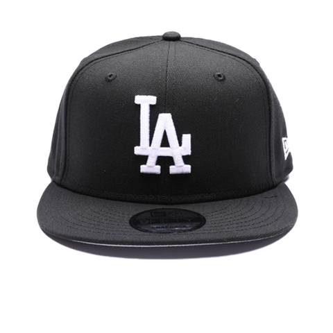New Era Chain Stitch 19676 Los Angeles Dodgers Snapback Hat - 'Black'