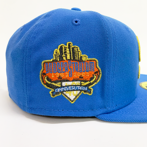 New Era 5950 Los Angeles Dodgers Fitted Hat - 'Blue Reef'