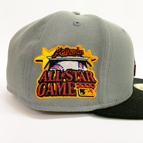 New Era 5950 Atlanta Braves Fitted Hat - 'Misty Morning/Black'