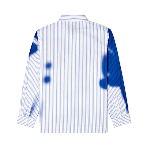 Kidsuper Stripe Blurry Face Shirt - 'White'