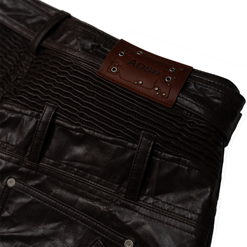 Andersson Bell Sunbird Panel Leather Short - 'Chocolate'