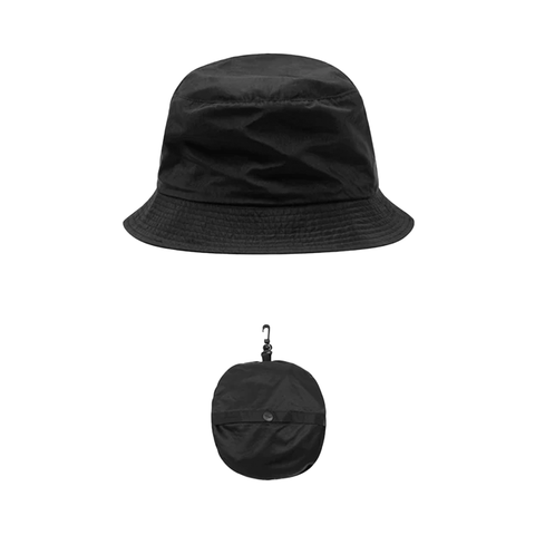 Paper Planes Packable Bucket Hat - 'Black'