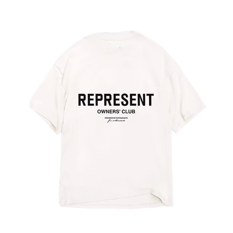 Represent Owners Club Tee - 'Flat White'