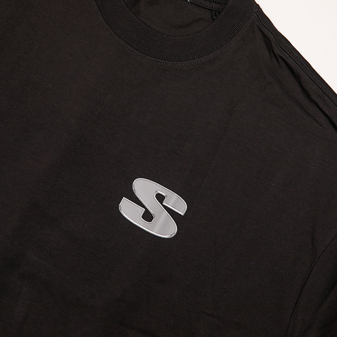 Stampd Chrome Flame Relaxed Tee - 'Black'